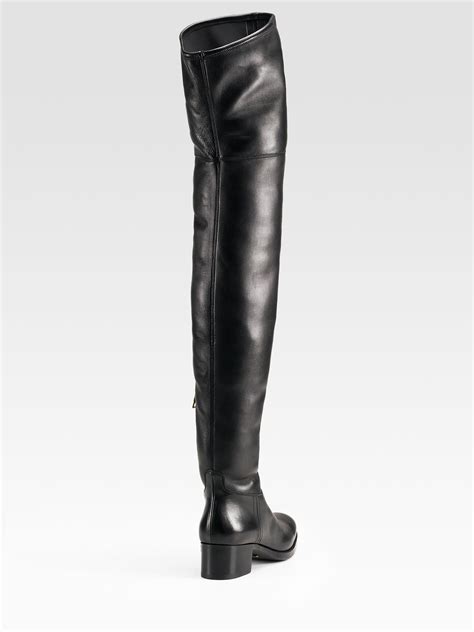 prada thigh boots.